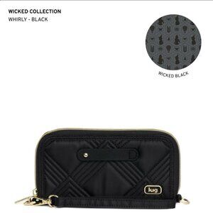 Lug Wicked x Lug Whirly RFID Wristlet Wallet - Black